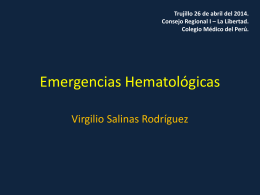 Emergencias HematolÃ³gicas 26.4.14 - CMP