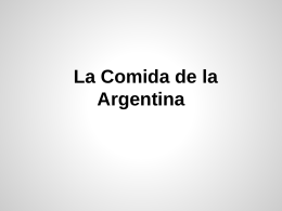 La Comida de la Argentina