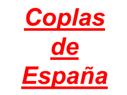Coplas de España