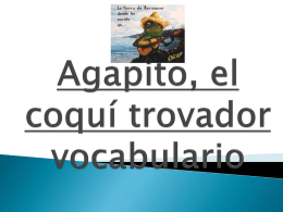 El Ornitorrinco Lectura p. 10/13 vocabulario: