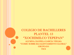 COLEGIO DE BACHILLERES PLANTEL 13 *XOCHIMILCO TEPEPAN*