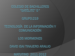 Colegio de bachilleres satélite 5 219 tecnología de la información y