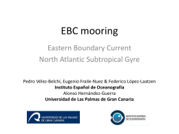 EBC mooring - OceanSITES
