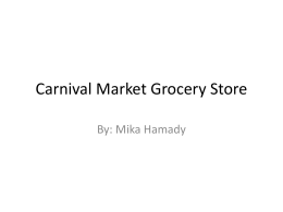 Carnival Market Grocery Store