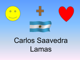 Carlos Saavedra Lamas
