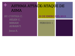 ASTHMA ATTACK/EPILIEPSIA