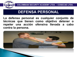 defensa personal