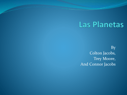 Las Planetas - JBSSpanishEnrichment