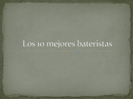 Los 10 mejores bateristas