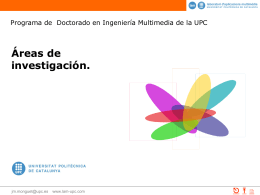 Programa de Doctorado en Ingeniería Multimedia