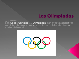 Las Olimpiadas