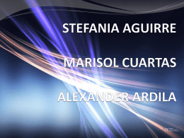 STEFANIA AGUIRRE MARISOL CUARTAS ALEXANDER ARDILA