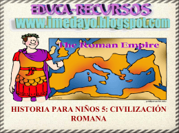 historia para niños 5: civilización romana
