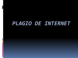 Plagio de internet