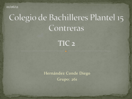Colegio de Bachilleres Plantel 15 Contreras