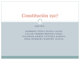 Constitución 1917