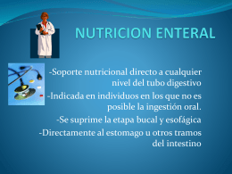 NUTRICION ENTERAL