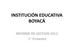 institución educativa boyacá - INSTITUCION EDUCATIVA BOYACA