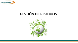 GESTIÓN DE RESIDUOS