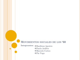 Movimientos sociales de los *60