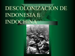 Descolonización de Indonesia e indochina
