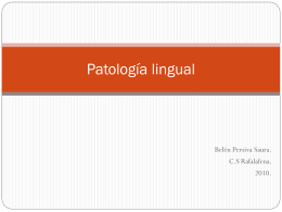 Patología lingual - Docencia Rafalafena |