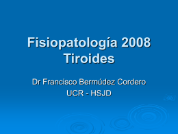 Fisiopatología 2004 Tiroides