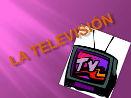 La televisión