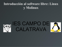Introducción al software libre: Linux y Molinux