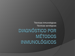 Diagnóstico por Métodos Inmunológicos