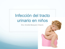 Infección del tracto urinario en niños