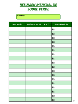 Planificador Herbalife Mensual para la