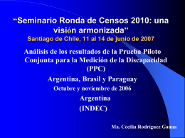 Reunión de trabajo Grupo Censos de la CEA CEPAL