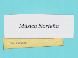 Música Norteña - Rodgers - clases de Español -