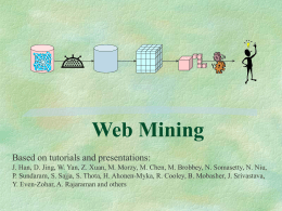 Web Mining - Tervetuloa tietojenkäsittelytieteiden