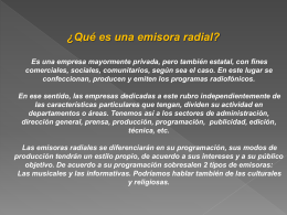 Diapositiva 1 - clase 7 | Periodismo Radiofónico