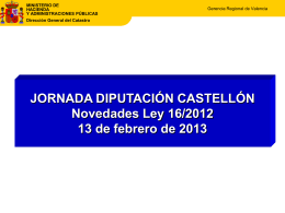 Diapositiva 1 - Diputación de Castellón