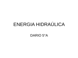 ENERGIA HIDRAÚLICA