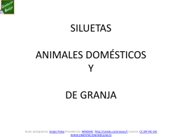 SILUETAS ANIMALES DOMÉSTICOS Y DE GRANJA