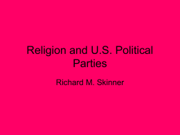 Religion and U.S. Political Parties