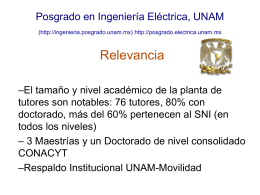 Posgrado en Ingeniería Eléctrica, UNAM