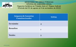 MINSTERIO DE OBRAS PÚBLICAS OFICINA DE ASESORIA