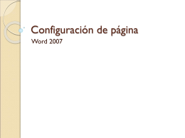 Configuración de página
