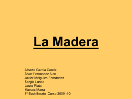 La Madera - I.E.S. Pintor Antonio López