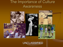 Introduction to Culture