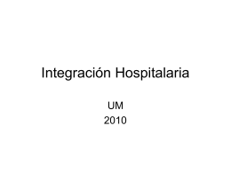 Integración Hospitalaria