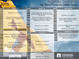 Agenda Semanal