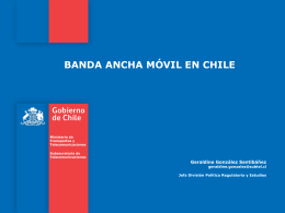 BANDA ANCHA MÓVIL EN CHILE