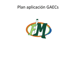 Programa de capacitación con GAEC