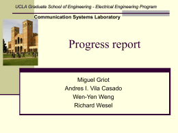 Progress Report OCDMA July 2006